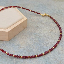 Load image into Gallery viewer, Crystal Glass Beaded Necklace