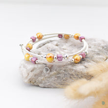Load image into Gallery viewer, Hand Wrapped Ceramic Bead Bracelet

