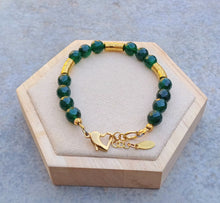 Load image into Gallery viewer, Green Agate Bracelet
